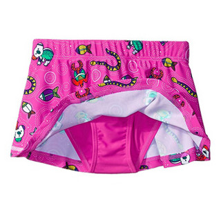 澳洲BanZ 儿童游泳防晒透气时尚游泳套装中袖 粉色怪兽印花(中袖) 款 [6码]6-7岁