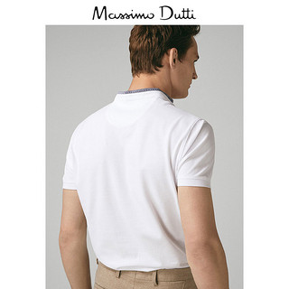 Massimo Dutti 00718153250 男士立领全棉POLO衫