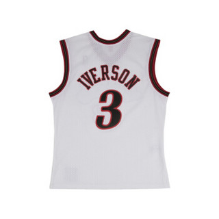 NBA-Mitchell&Ness 76人队 艾弗森 SW球迷版复古球衣00-01赛季 图片色 M