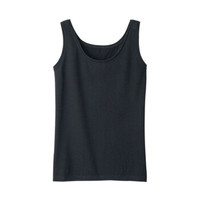 无印良品 無印良品 MUJI 女式 羊毛 背心 黑色 XL