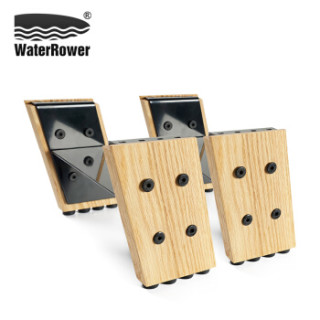 WaterRower实木划船机专用增高脚架 精灵款（北美红橡木原木色）