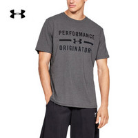 安德玛官方 UA Originators 男子运动短袖T恤 Under Armour-1329591 灰色019 S