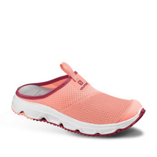 萨洛蒙（Salomon）女款轻便透气恢复鞋RX SLIDE 4.0 W 19新品已并 406735粉红色 UK3.5(36)