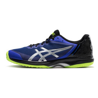 ASICS亚瑟士 速度型网球鞋男运动鞋GEL-COURT SPEED    E800N-011  蓝色/黑色 44