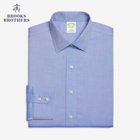 Brooks Brothers/布克兄弟男士19秋冬修身免烫牛津纺长袖衬衫 4003-蓝色 17/33