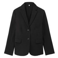 無印良品 MUJI 無印良品 女式 弹力速干 夹克 黑色 M
