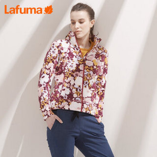 Lafuma 乐飞叶 女士户外旅行保暖印花抓绒衣女 LFJA8CR85 粉色P1 170/88A(40)