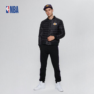 NBA 湖人队黑色轻薄羽绒服 L