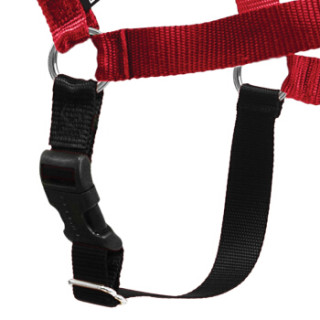 贝适安(PetSafe)狗狗专业防爆冲胸背带遛狗绳狗链小中大型犬缓冲牵狗带(不含牵引绳) 红色 M/L 中-大码