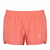 ASICS亚瑟士 无锡马拉松系列4英寸跑步短裤女运动裤 2012A392-002 粉色 S
