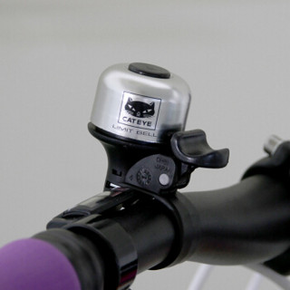 猫眼（CATEYE） 自行车铃铛日本制造 时尚设计山地车铝铃铛 PB-800 黑色