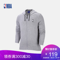 NBA 时尚 经典 LOGO纯色连帽夹克外套 男款 图片色 M