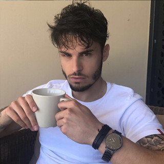 PAULHEWITT德国潮牌手表男士腕表简约男表钢带时尚石英表 金色表壳金色带黑盘