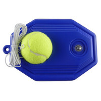 WITESS网球训练器单人网球陪练器 带绳网球训练套装 网球底座(含二个带绳网球)