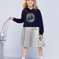 Mini Peace 太平鸟童装 女童卫衣连衣裙