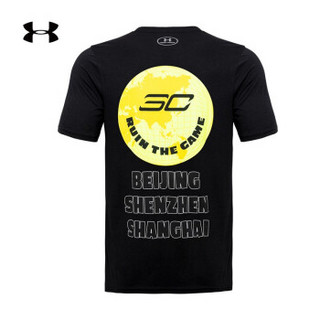 Under Armour 安德玛官方 UA男子库里SC30 Tour '19运动T恤-1357758 黑色001 S