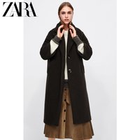 ZARA 08038702717 女装 质感羊毛长大衣 