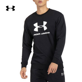 Under Armour 安德玛官方 UA男子 Basic Logo 圆领运动T恤-1347632 黑色001 XXL