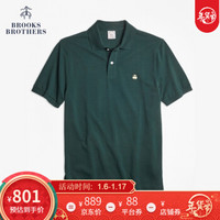 Brooks Brothers/布克兄弟男士超修身版Supima棉Polo衫1000063890 3002-墨绿色 XL