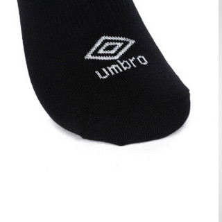 Umbro茵宝2018新款中性运动休闲短袜 UI181AC4252-02黑色 M