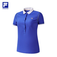 1FILA ATHLETICS 斐乐  女子短袖POLO衫 2019夏季新款专业运动女装 耀目蓝-BU 170/88A/L