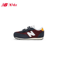 New Balance NB童鞋 410系列 小童鞋儿童运动鞋复古鞋 KE410VBI/酒红色/深灰色 26码/15cm