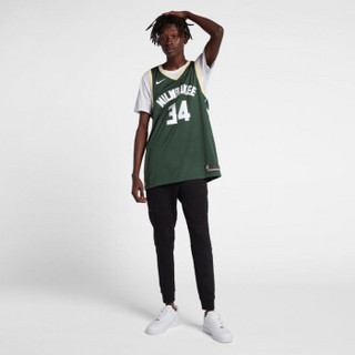 NBA 雄鹿队 Nike Icon Edition Jersey字母哥球衣男子 864489-323 XL