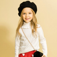 Hush Puppies 暇步士 女童半高领毛衣