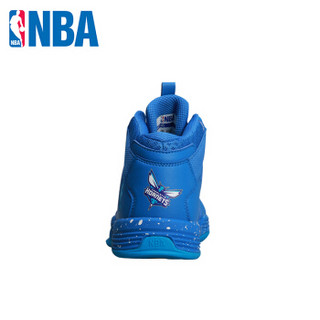 NBA童鞋 球队系列 新款运动篮球鞋 减震耐磨运动鞋 鞋子 C1631301 黑/钢灰-4 36