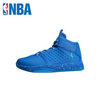 NBA童鞋 球队系列 新款运动篮球鞋 减震耐磨运动鞋 鞋子 C1631301 黑/钢灰-4 36