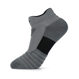 准者篮球袜专业 袜子中筒高筒运动短袜男女长袜高帮毛巾精英袜子 深灰色