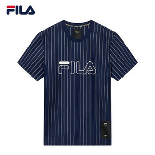 FILA官方 FILA X 3.1 Phillip Lim 男T恤2019春季新款短袖T男 新墨兰-NV 185/104A/XXL