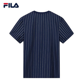 FILA官方 FILA X 3.1 Phillip Lim 男T恤2019春季新款短袖T男 新墨兰-NV 185/104A/XXL