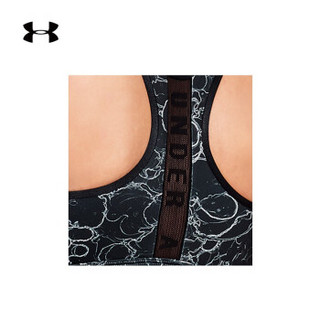 Under Armour 安德玛官方 UA女子 Mid Mesh运动内衣—中强度-1329160 黑色001 L