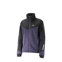 Salomon萨洛蒙 女款软壳茄克 PULSE SOFTSHELL 深紫色382997 M