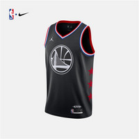 NBA-Nike 2019全明星 勇士队 杜兰特 男子球衣 AQ7295-014 图片色 3XL