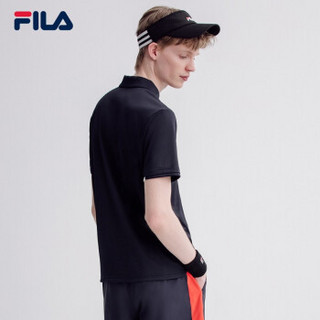 1FILA 斐乐Red Line系列官方 男子短袖polo衫 2019夏季新款专业运动休闲短袖衫 RD宝蓝-NV 180/100A/XL