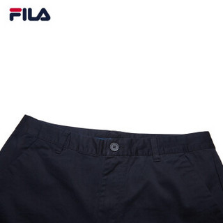 FILA 斐乐官方男子长裤 2019冬季新款 运动休闲梭织长裤 传奇蓝-NV 185/92A/XXL