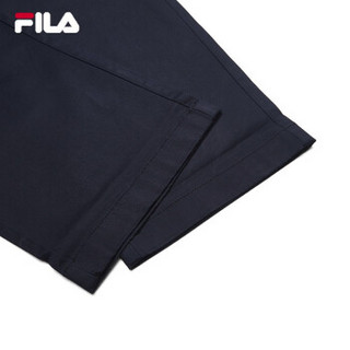 FILA 斐乐官方男子长裤 2019冬季新款 运动休闲梭织长裤 传奇蓝-NV 185/92A/XXL