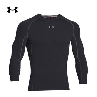 安德玛 官方 UA Armour 男子 运动长袖紧身衣 Under Armour-1257471 黑色001