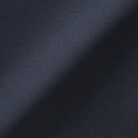 无印良品 無印良品 MUJI 女式 不易沾水棉混 立领大衣 深海军蓝 M