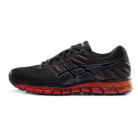 亚瑟士(ASICS)透气缓冲跑步鞋男运动鞋 GEL-QUANTUM180 2 T6G2N-9099 黑色/黑色/红色 40