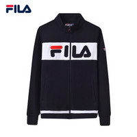 FILA（斐乐） 2018 W系列男装冬季新品运动休闲大LOGO立领运动外套 传奇蓝-NV 175/96A/L