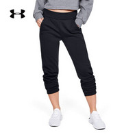 Under Armour 安德玛官方 UA女子 Double Track 运动长裤-1344383 黑色001 XS