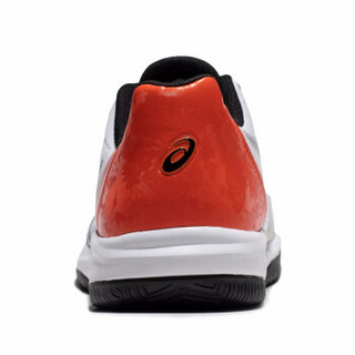 ASICS亚瑟士 运动鞋网球鞋 男GEL-COURT SPEED E800N-100 白色/橙色 39