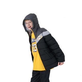 NBA 童装 湖人 中大童 秋冬款 保暖 NIKE 棉服 图片色 XL