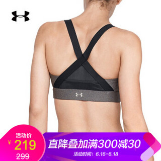 Under Armour 安德玛UA女子 Heather含胸垫运动内衣—低强度-1317105 灰色020 M