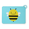 SKIP HOP儿童餐具硅胶餐垫可挂折叠可爱动物园 蜜蜂