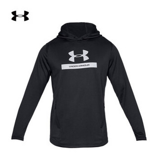 Under Armour 安德玛官方 UA男子MK1 运动连帽卫衣-1320666 黑色001 XL