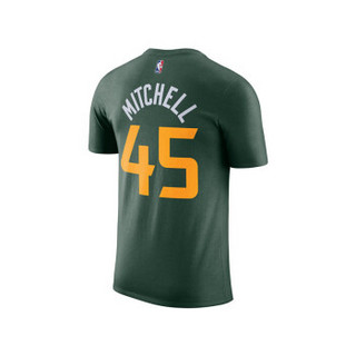 NBA 爵士队 米切尔 Nike Dry 男子运动短袖T恤 AO0951-323 图片色 XL